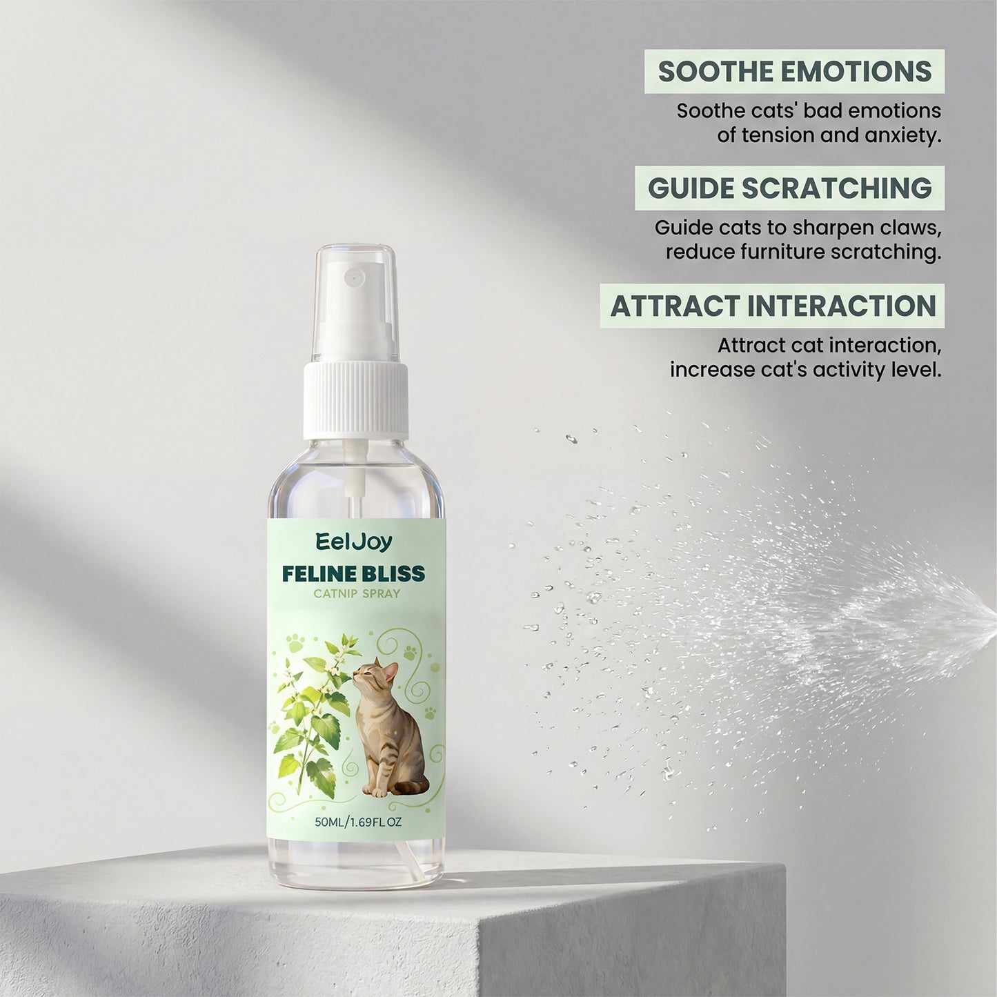 Cat Mint spray Cat Mint Lasting Fragrance Enjoying Pet Cat Playing Interaction Cat spray