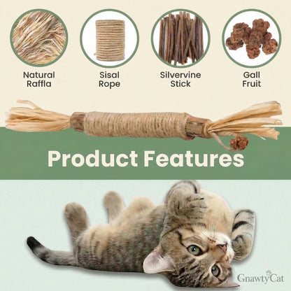 GnawtyCat™ Natural Silvervine Chew Sticks — Dental Health
